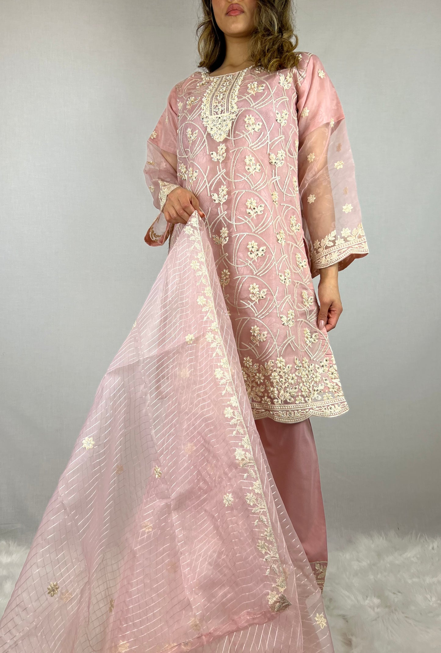 Baby Pink Salwar Kameez