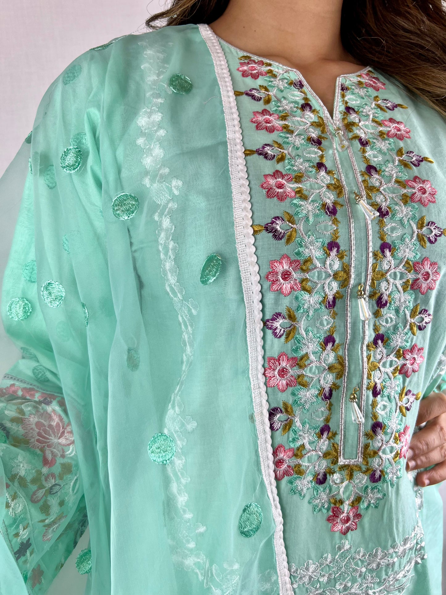 Mint Green Summer Salwar Suit