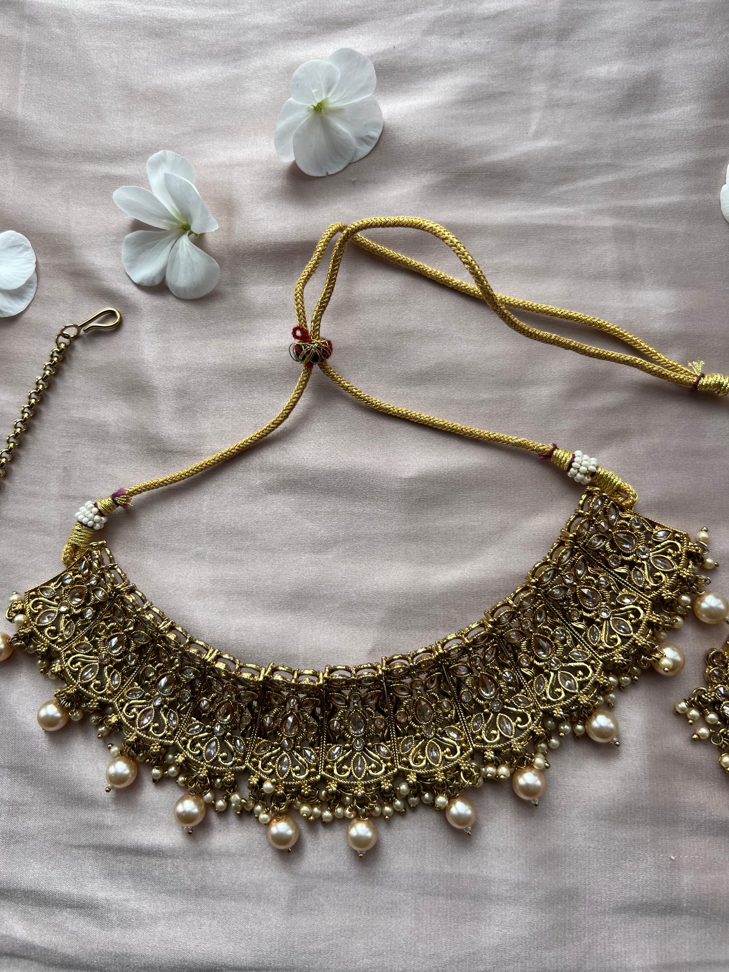 Light Gold & Bronze Jewellery Set