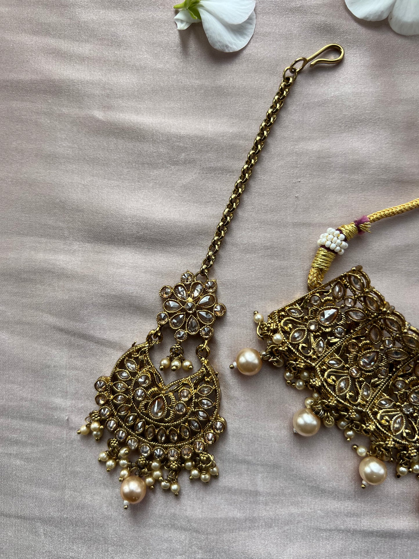 Light Gold & Bronze Jewellery Set