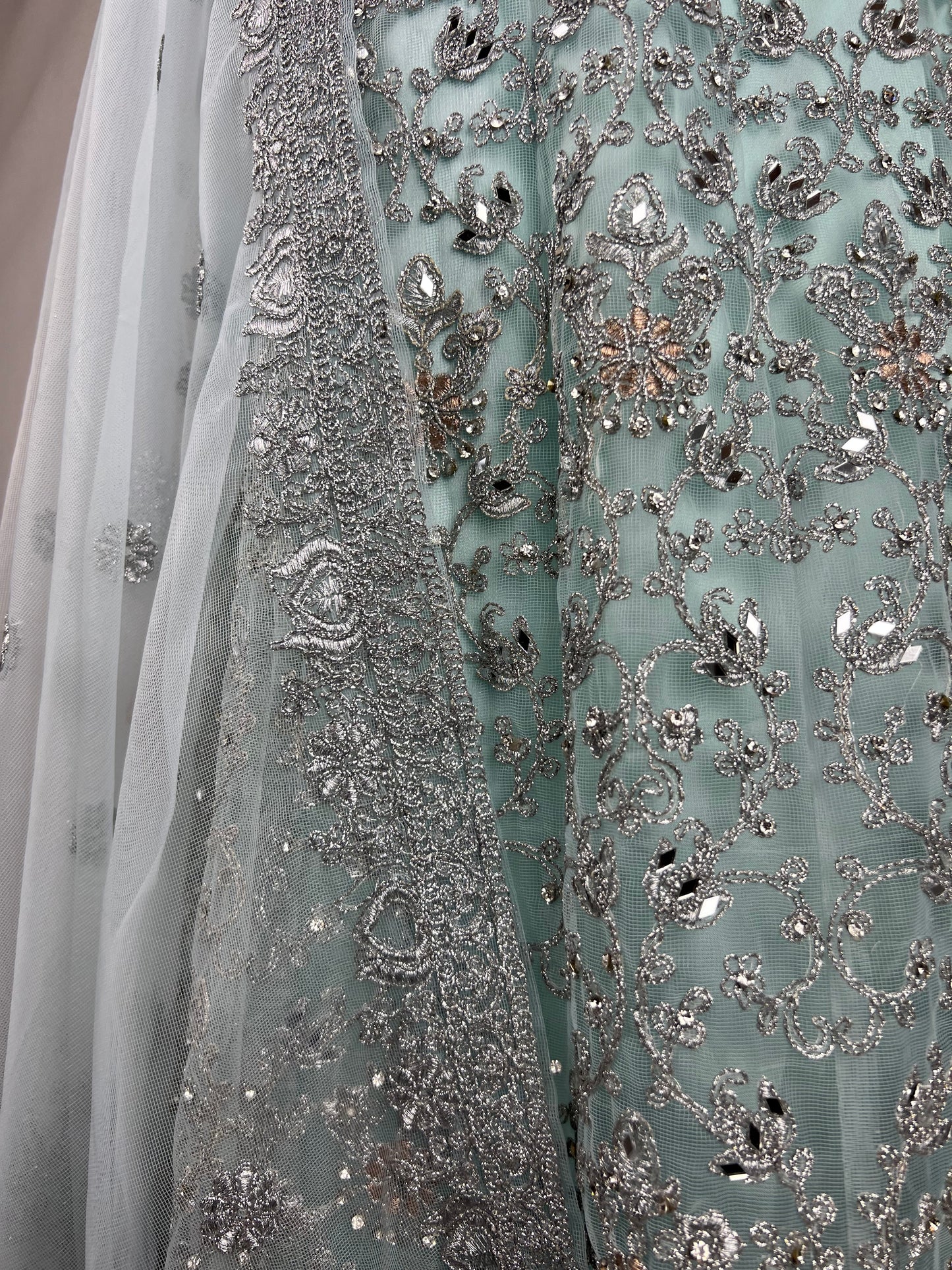 Tiffany Blue Anarkali Dress